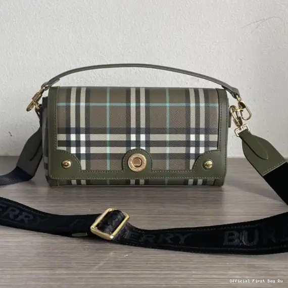Official FirstBag Ru Handle BURBERRY Top Note Bag-24*8*14cm 0520